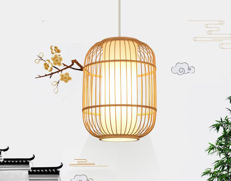 đèn thả mây tre PT1247