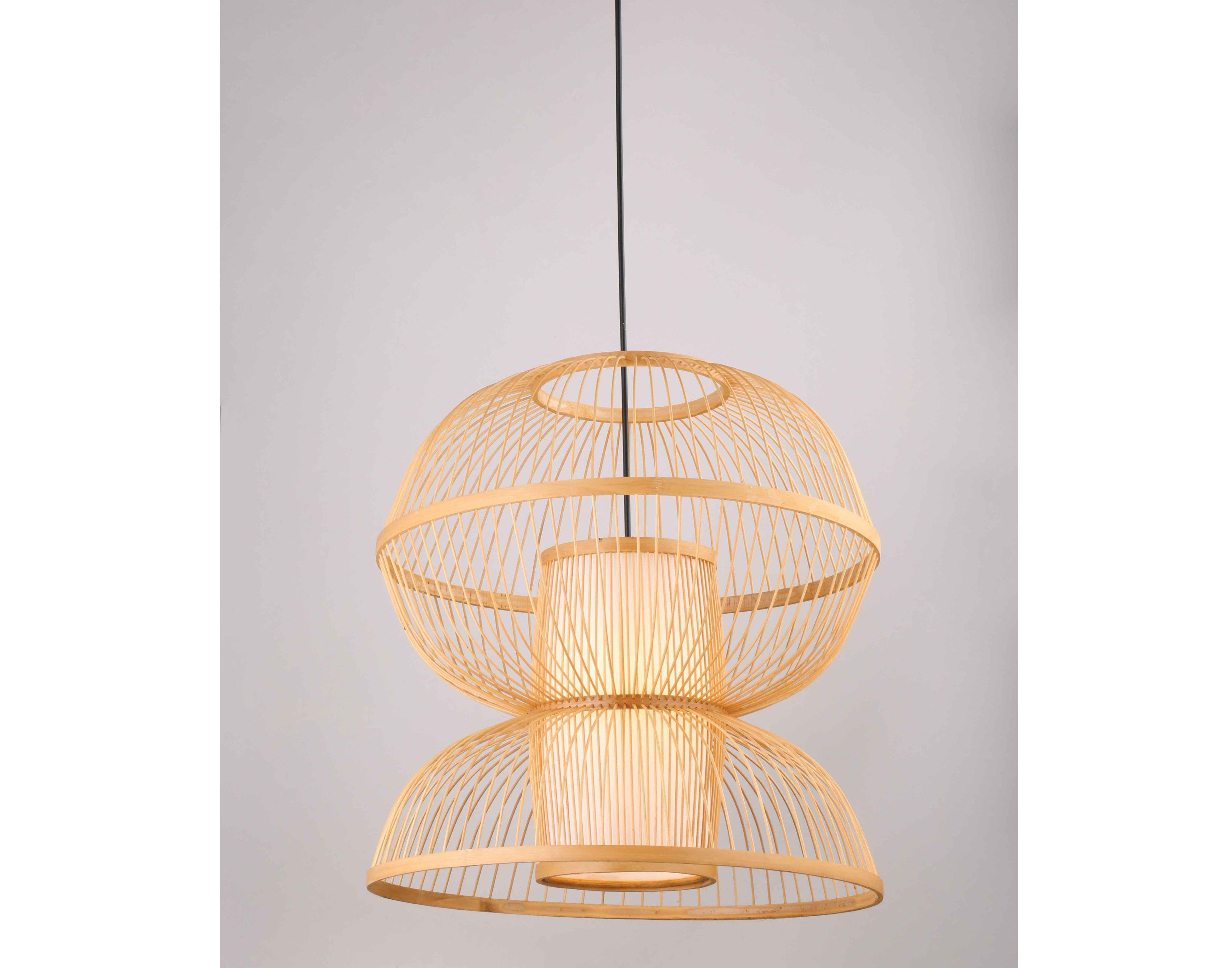 đèn thả mây tre PT1216