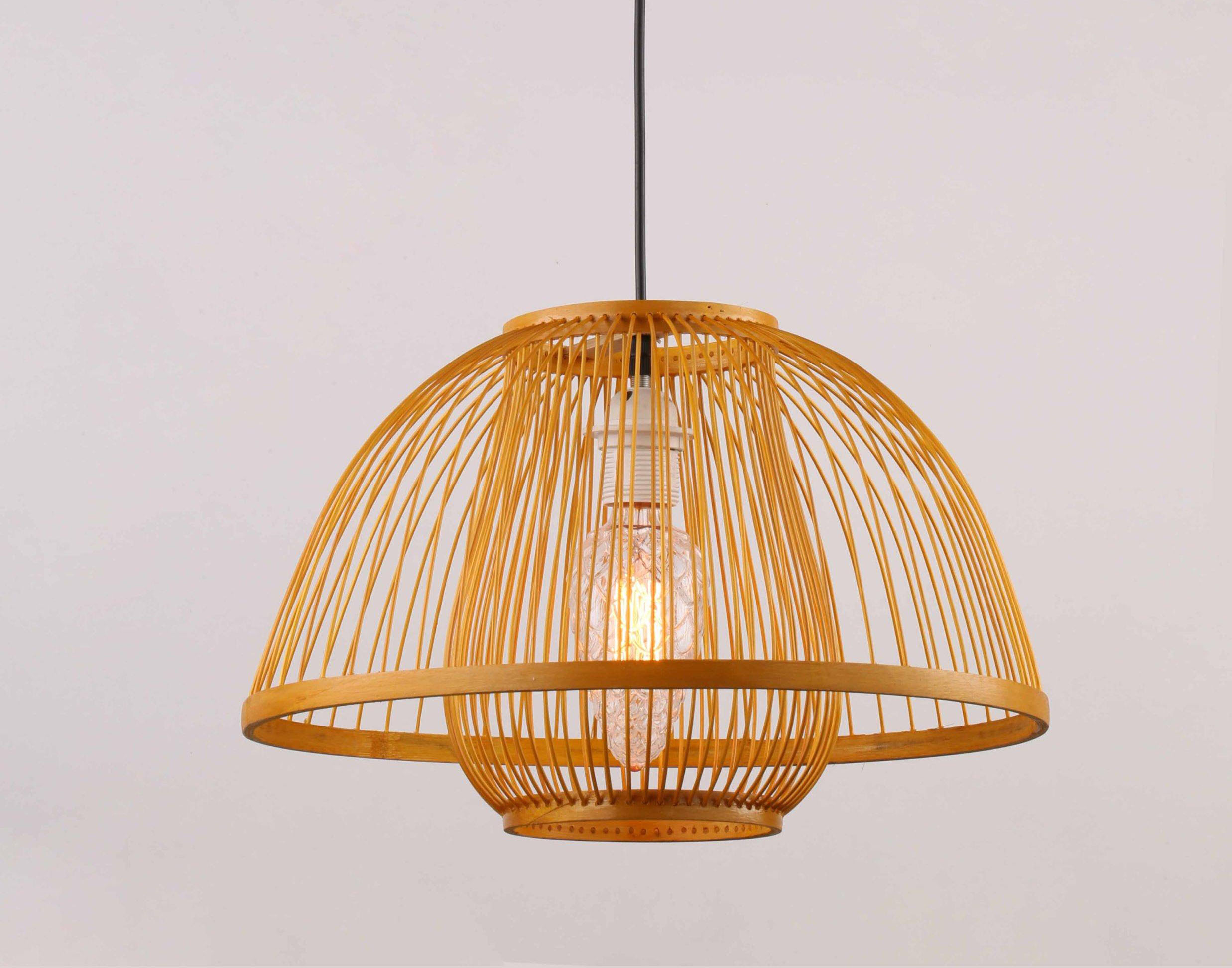 đèn thả mây tre PT1225