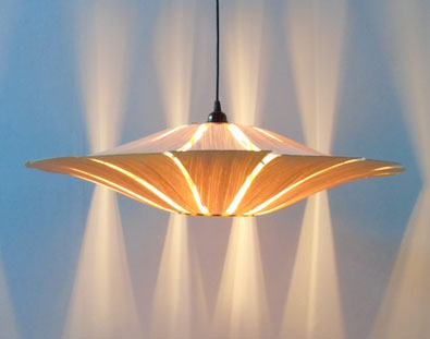 đèn thả veneer lá sen PT219