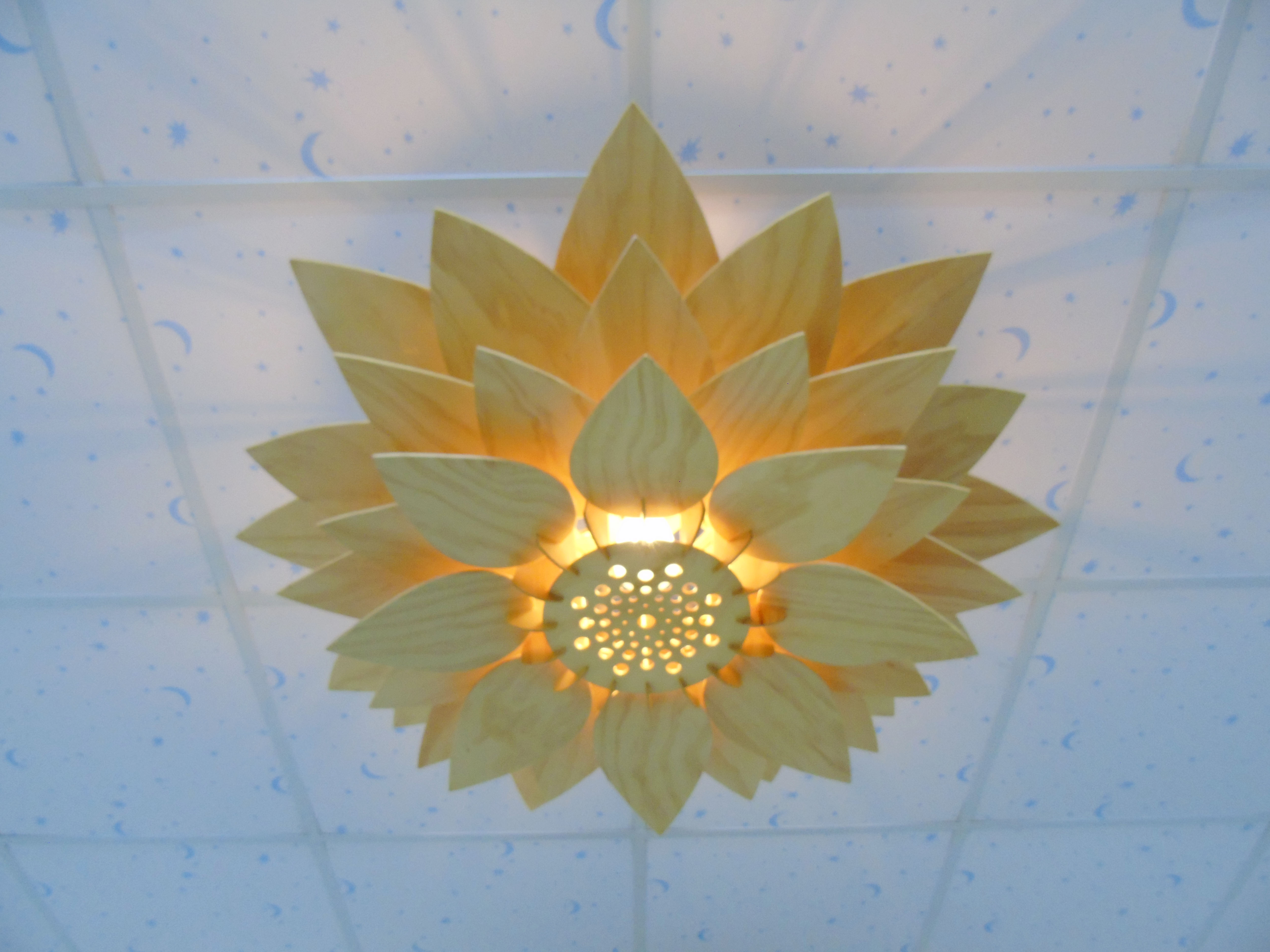 đèn thả hoa sen PT213